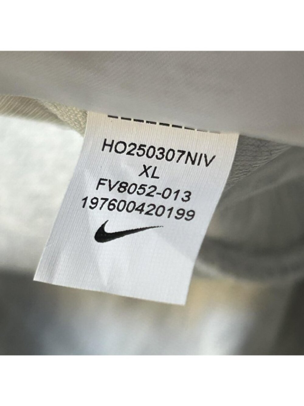 Nike Sweatpants Womens XL Gray Wide Leg Knit Baggy Lounge Pleated Tech Fleece - Picture 7 of 14
